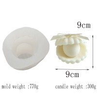 silicon shell pearl candle mold