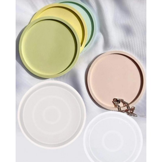 Round silicone coaster mold 