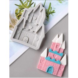 Gray castle design template 