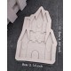 Gray castle design template 