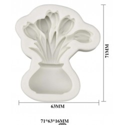 Gray vase mold 