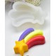 Star silicone mold and transparent colors 