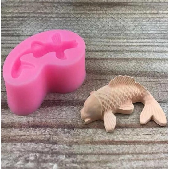 Pink fish mold 