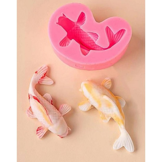 Pink fish mold 