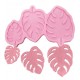 Pink leaf template 