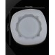 Transparent flower candle coaster mold 