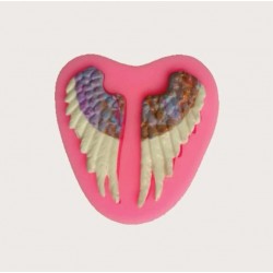 Pink wings silicone mold 