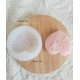 Floral embossed heart mold 