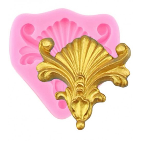 Spiral pink silicone mold 