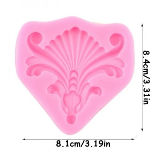 Spiral pink silicone mold 