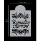 Ramadan Kareem stencil template 