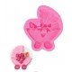 Pink bow candy cart mold 