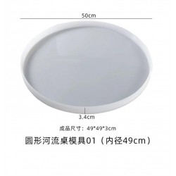 Round table silicone mold 50 cm with 3 legs 