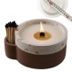 Vase mold, incense burner, and matchstick holder 