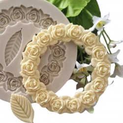 Round flower frame mold 
