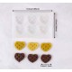 Biscuit hearts mold 