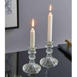 Glass candle holder stand 