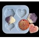 Heart and geometric medallions template 