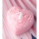 love heart design candle template 