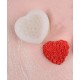 Transparent flower heart silicone mold