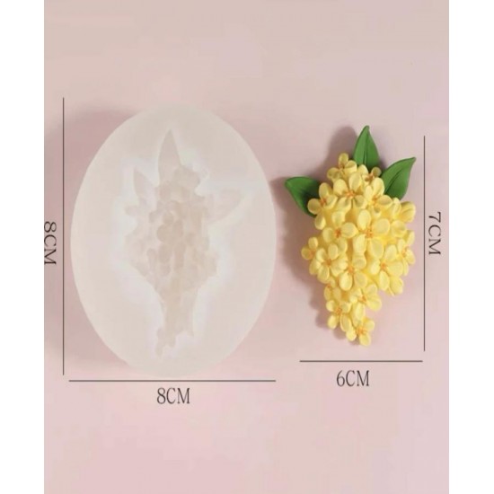 Flower silicone mold 8 cm