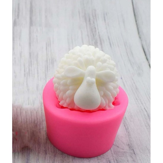 Lamb shape silicone mold