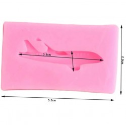 Plane silicone mold 2.9*5.2*3.8cm