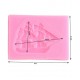 Silicone Pink Ship Mold 6*4.3cm