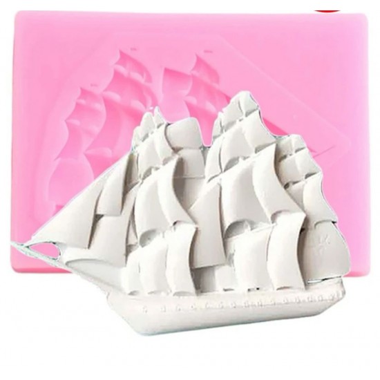 Silicone Pink Ship Mold 6*4.3cm
