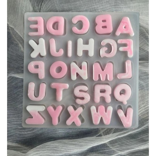 English letters silicone mold