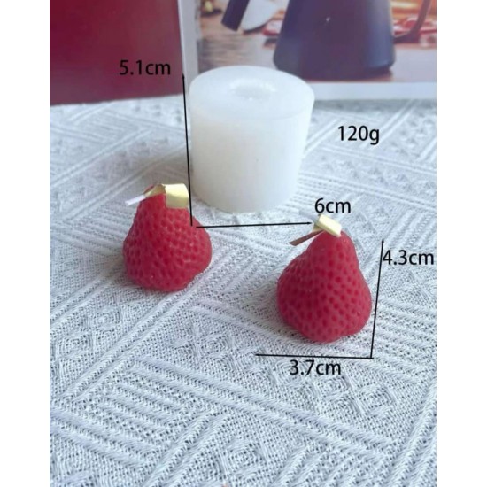 Strawberry silicone mold