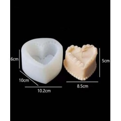 Heart shaped cake silicone mold