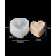 Heart shaped cake silicone mold