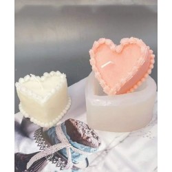 Heart shaped cake silicone mold