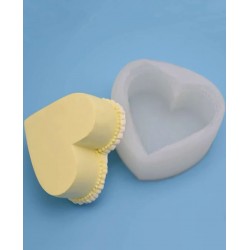 Heart shaped silicone mold