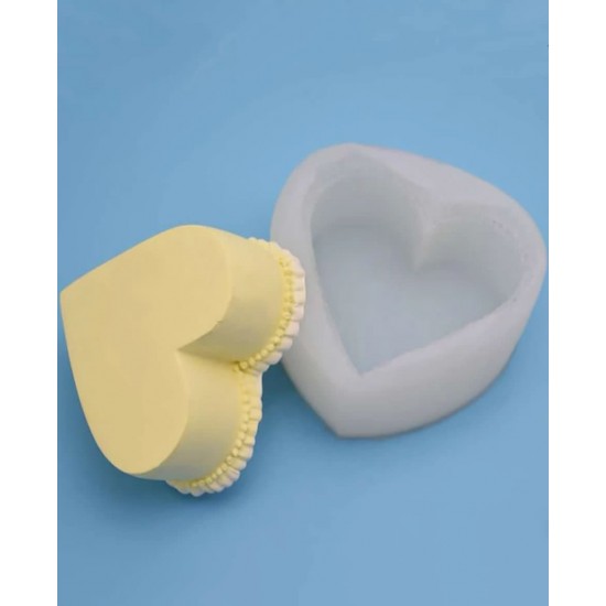 Heart shaped silicone mold