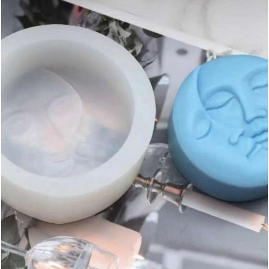 Double sided moon mold 8.8 cm