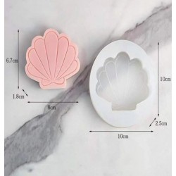 Flower shell mold 10*10cm