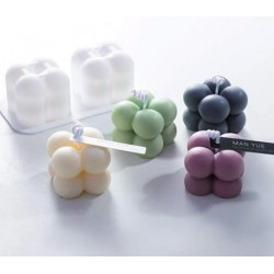 Small bubbles mold 2 candles