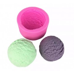 Ice cream ball candle mold