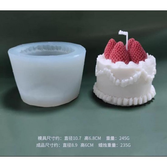 Ice cream cake candle mold