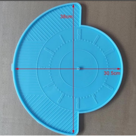 large wall clock silicone mold