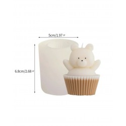 Bear cupcake mold 5*6.8cm