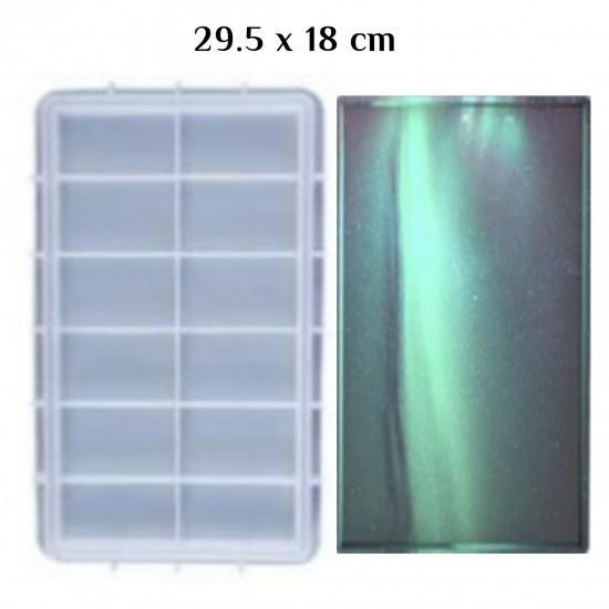 Rectangular silicone tray size 29.5*18cm