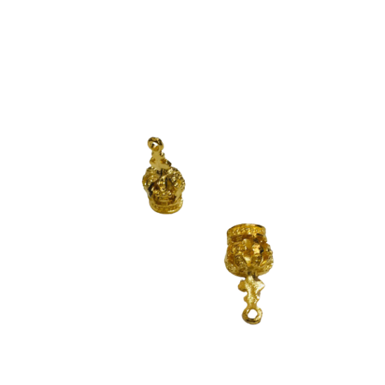 Golden crown for necklaces and bracelets
