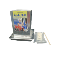Stainless steel candle mold with base