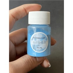 Blue mica powder colors