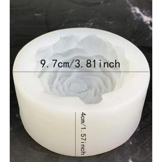 Rose Candle Mold 9.7 * 4cm