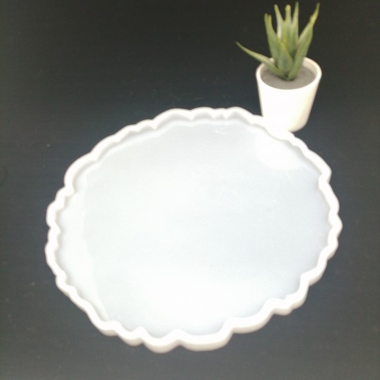 Round tray silicon mold