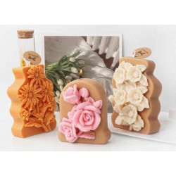 Flower candle mold 
